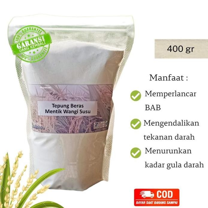 

Terlaris Tepung Beras Mentik Wangi Susu 400 Gr