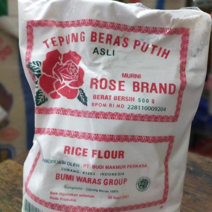 

Terlaris Tepung Beras Putih Rosebrand 500 Gram