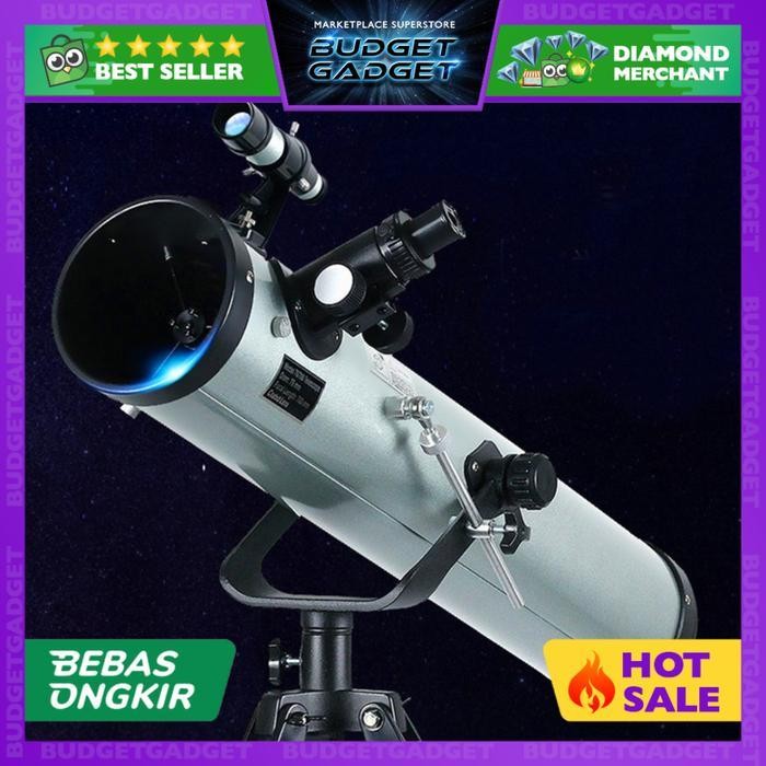 Eyebre Teropong Bintang Astronomical Telescope Reflector 700/76Mm