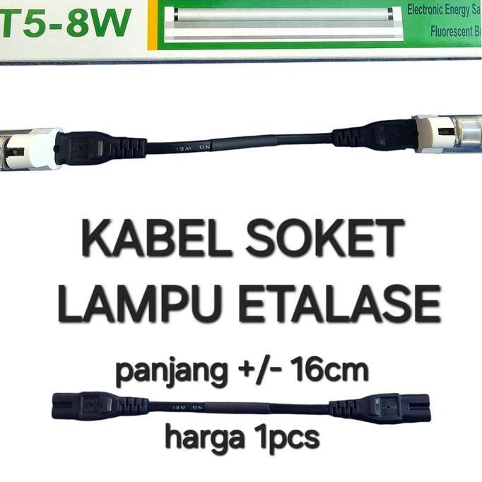 Murah kabel colokan jack steker ac lampu t4 t5 lampu etalase toko tojil4 Berkualitas