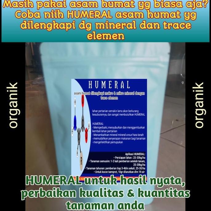 

Terlaris Pupuk Organik Humeral, Asam Humat, Mineral Makro, Mikro & Trace Elemen