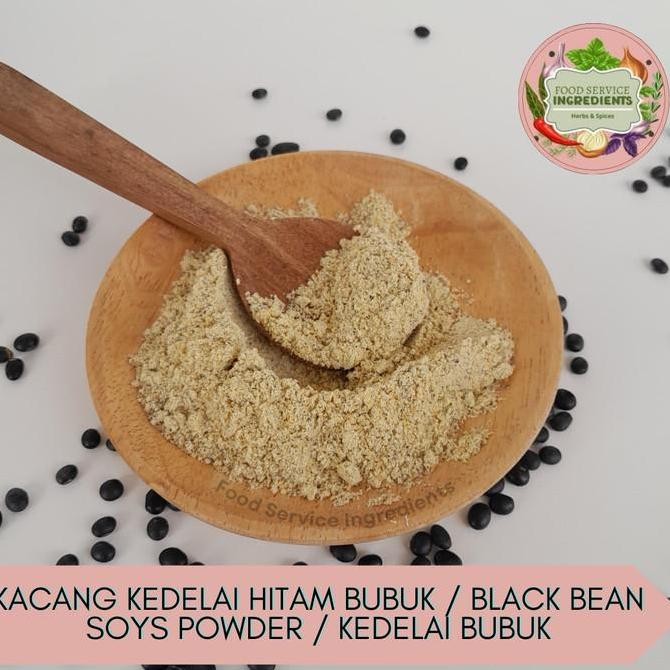 

{{{{{{] Kacang kedelai hitam bubuk 500gr / black bean soys powder / kedelai bubuk