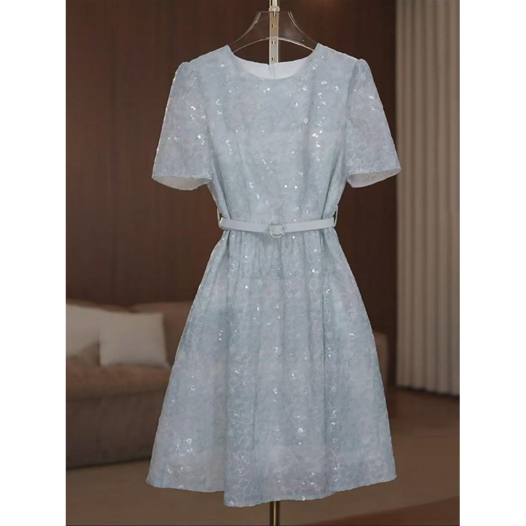 Elegant Noble Socialite Sequin Dress for Women