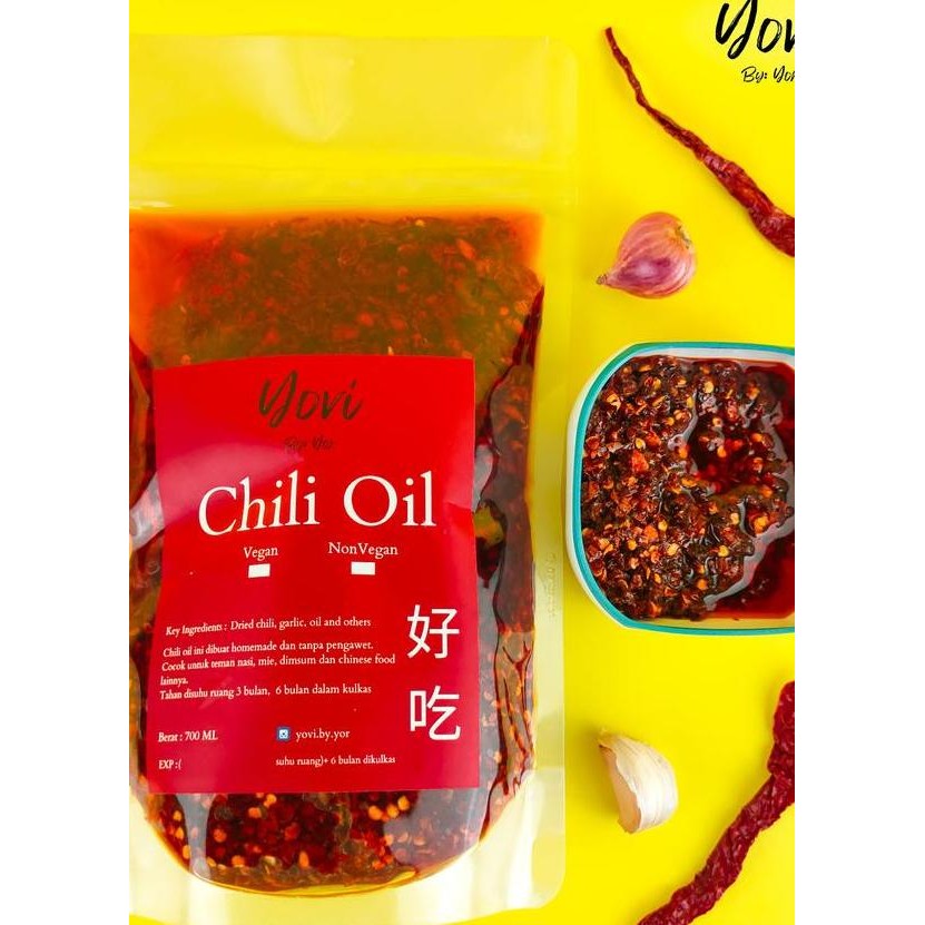 

Chili Oil With Crunchy Garlic Yovi Ambalambel Dimum 700 Ml