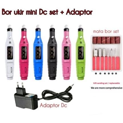 WK Bor Mini / Bor Mini Listrik / Drill Nail Art / Bor Kecil / Nail Drill / Alat Porting / Kikir Gigi