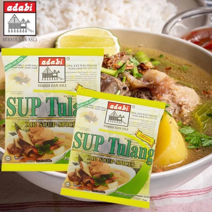 

Adabi / Bumbu Rempah Soup Tulang / Rib Soup Spices / 13Gr