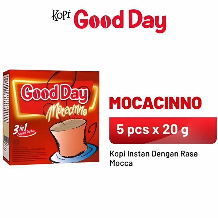 

Good Day / Coffee Rasa Mocacinno / Minuman Serbuk Kopi Instan 3In1 / 10X20Gr