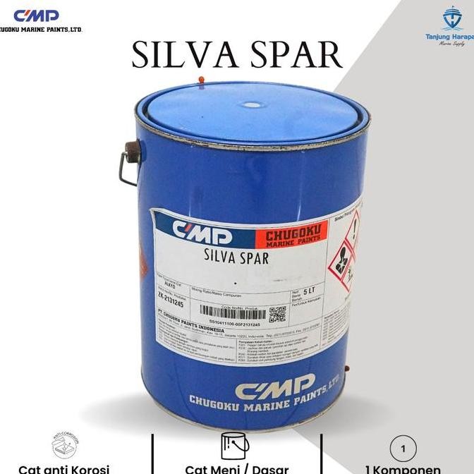 BEBAS ONGKIR - Cat Kapal Chugoku - Silva Spar -Cat silver tahan panas up to 150C