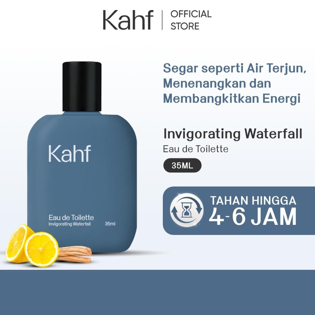 Oz67 ew-98 Kahf Eau de Toilette Invigorating Waterfall 35 ml - Parfum Pria Wangi Tahan Lama Terlaris