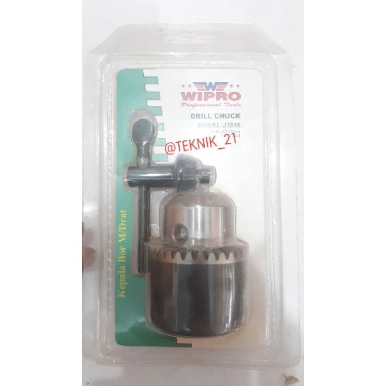 KEPALA BOR 16 MM WIPRO DRIIL CHUK 16 MM WIPRO