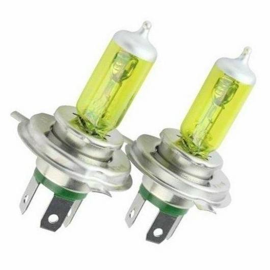 New lampu h4 kuning. bohlamp lampu utama h4. lampu mobil. halogen h4 kunin