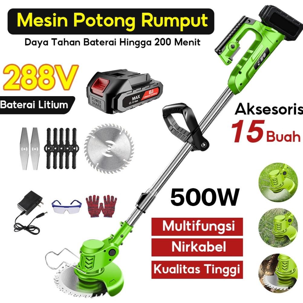 Mesin Potong Rumput Baterai Kualitas Tinggi Pemotong Rumput Mesin Pemotong Rumput Alat Potong Rumput