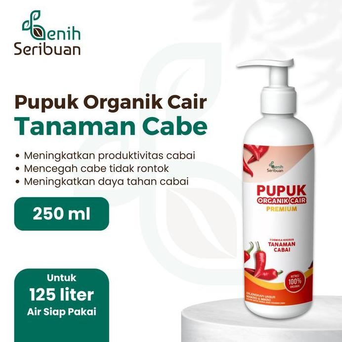 

Terlaris Pupuk Organik Cair Poc Tanaman Cabai 250 Ml - Formula Khusus Produktivitas Cabai