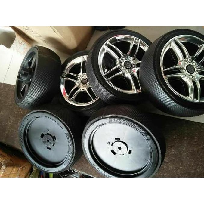 Terjangkau Ban Karet /Pelapis /Ban Full Karet Mobil Aki Anak Pliko,Pmb,Unikid,Dll