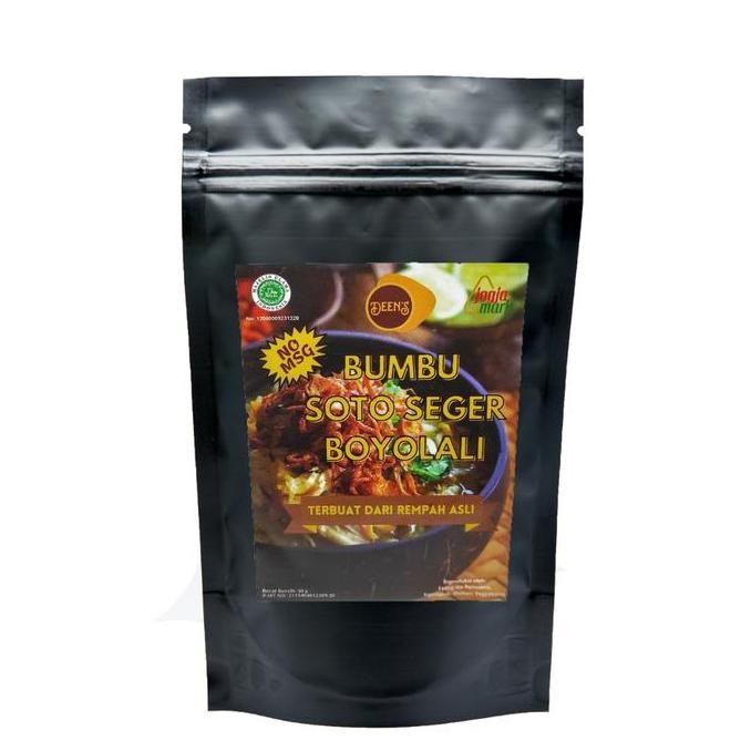 

monggo] (PACK) Bumbu Soto Seger Boyolali DEEN'S - 1 kg - tanpa MSG