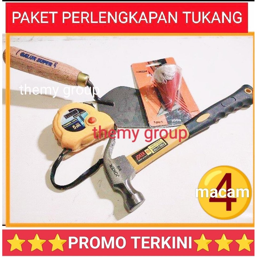 PAKET COMBO TUKANG /PERKAKAS TUKANG
