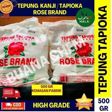 

Terlaris Tepung Tapioka Rose Brand 500 Gram / Tepung Aci / Tepung Kanji