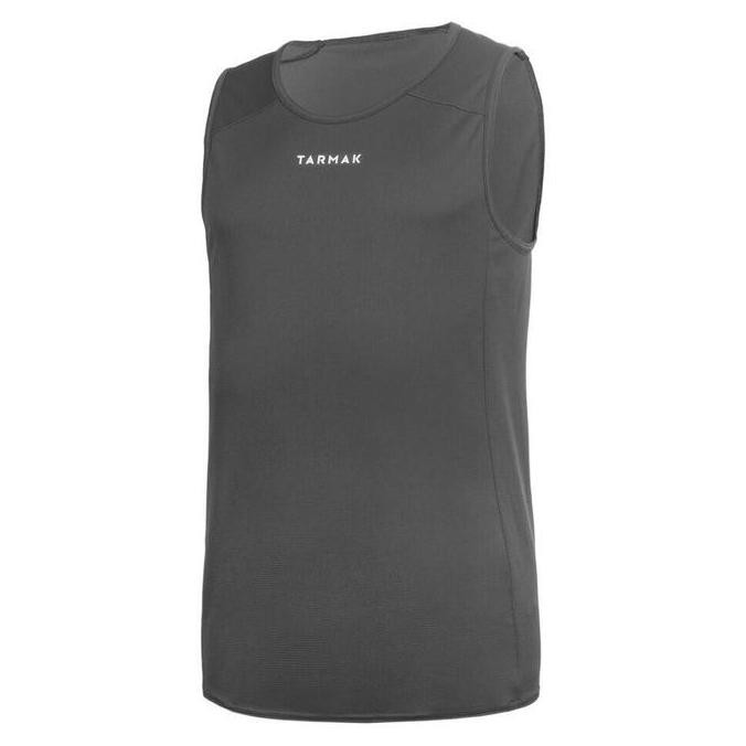 Berkualitas TARMAK Jersey Basket Pria/Wanita Tanpa Lengan T100 - Hitam - 8394956