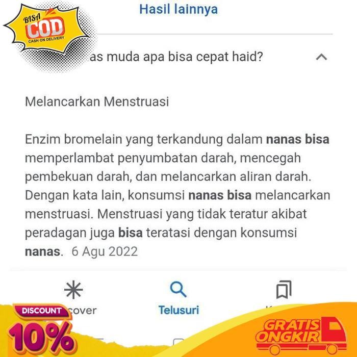 

Flash Sale Nanas Muda Kupas Dan Utuh||Harga Perbuah ||Pelancar Haid ||Herbal Alami