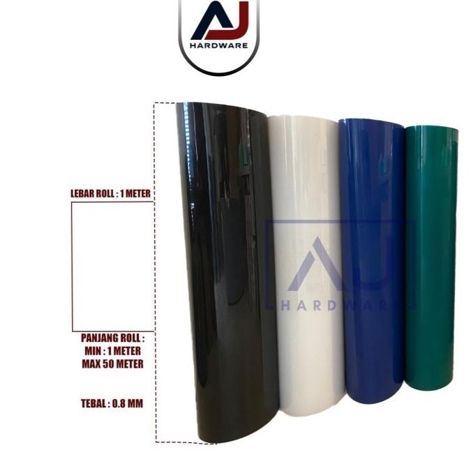 Penutup Pagar Rumah Fiber Polos Plastik Penutup Serbaguna 0.8 Mm Roll