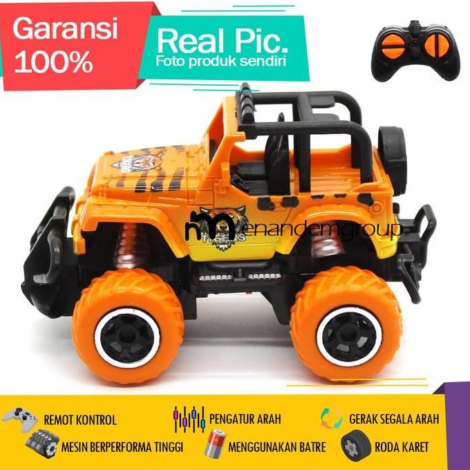 Terjangkau Mainan Mobil Jeep Remot Kontrol Rc Offroad Monster Truk Star Series