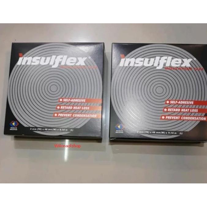 

TERBARU - Insuflex Foam Tape 3mm x 48mm panjang 9 M Self Adhesive Insulation