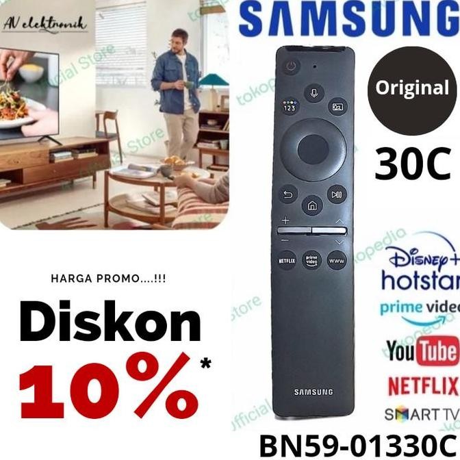 [Pasti Asli] Samsung remote remot smart tv 30C Lengkung Original voice control Smart