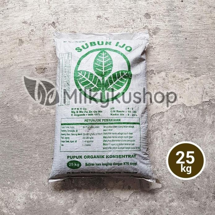 

Terlaris Pupuk Organik Subur Ijo Butir 25 Kg Kemasan Pabrik Via Cargo