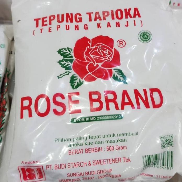 

Terlaris Tepung Tapioka (500G) Tepung Kanji Rose Brand / Tepung Tapioca Flour
