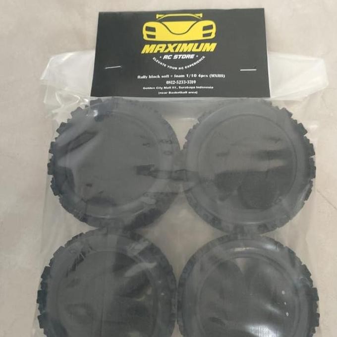 Terjangkau Ban Rally 1:10 4Pcs Untuk Rc Rally Tamiya Hsp Include Busa