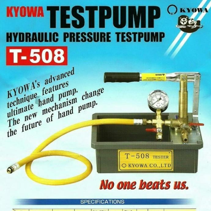Promo Jet Cleaner / Test Pump Kyowa T-508 - T 508 COD
