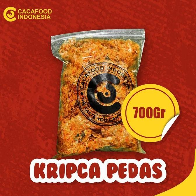 

[FLASH SALE] KRIPCA PEDAS KILOAN + SUMPIT Cemilan Keripik Makanan Snack 700GR Food keripikkaca