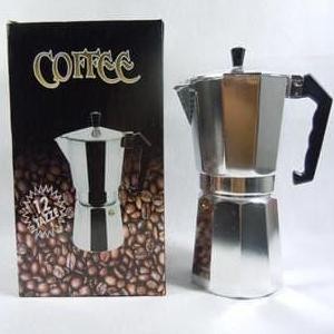 HARGA DISC - Moka Pot 12 Cup Italian Espresso Coffee Maker Stovetop