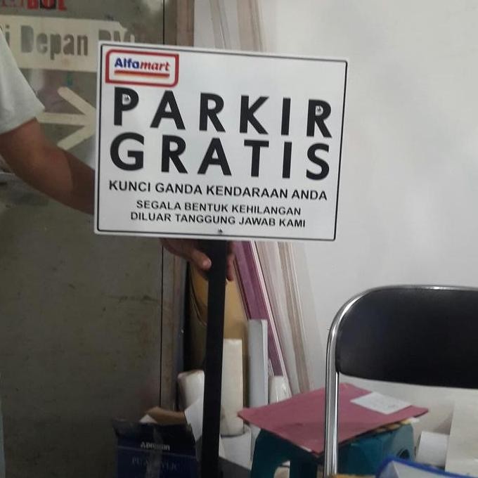 

TERMURAH - Sign Rambu Parkir Gratis Alfamart Indomart