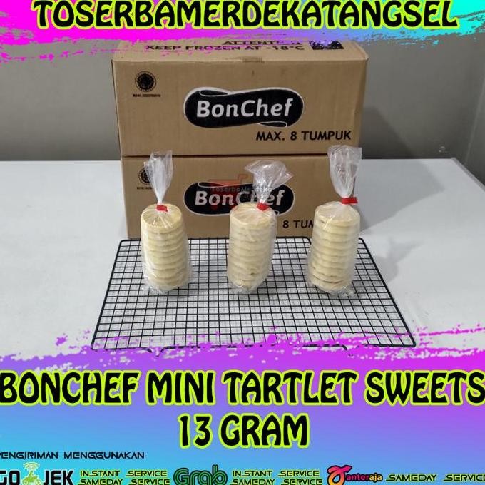 

BONCHEF Mini Tartlet Sweet 13 Gram Cocok Untuk Pie Buah (1 Dus)