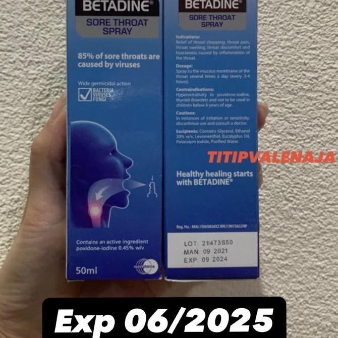 betadine sore throat spray