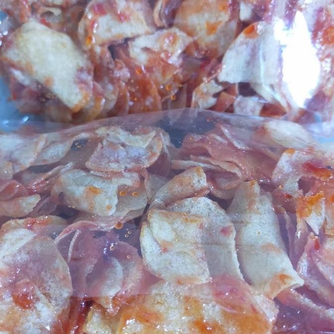 

Kripik Kentang Balado Pedas Manis 200 Gram