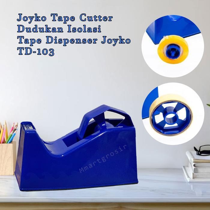 

Joyko Tape Cutter / Dudukan Isolasi / Tape Dispenser Joyko / Td-103