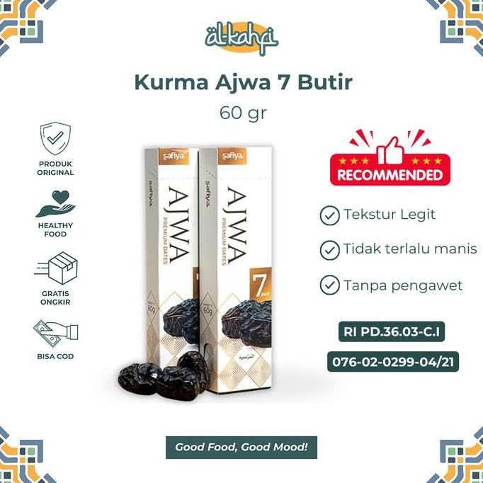 

Kurma Ajwa Al Madinah 7 Butir | Kurma Nabi Oleh Oleh Haji Umroh