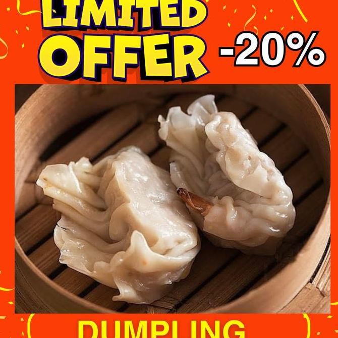 

DIMSUM PANGSIT UDANG/ PRAWN DUMPLING DENGAN SAUS SPECIAL