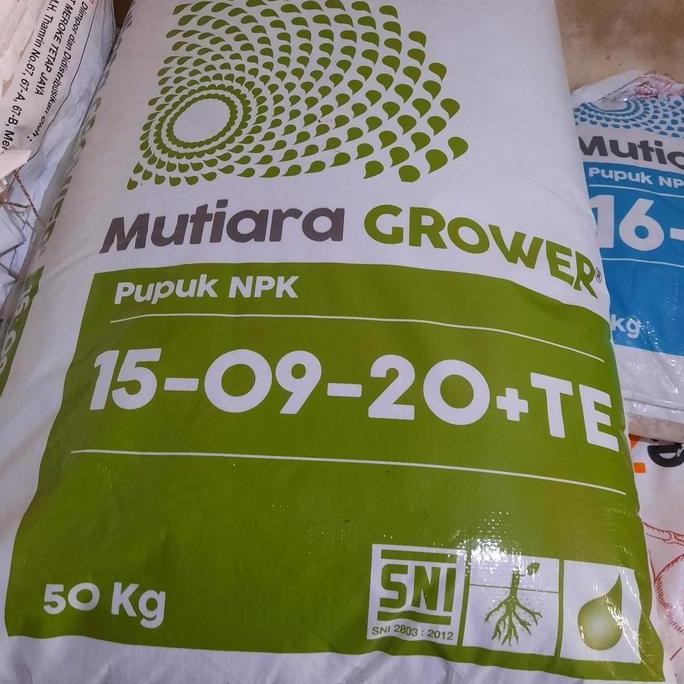 

Terlaris Npk Mutiara Grower 15 - 9 - 20 Kemasan Repack Langsung 10 Kg