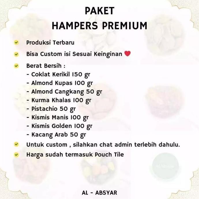 

Paket Oleh Oleh Haji Umroh Premium Timur Tengah Hampers Ramadan