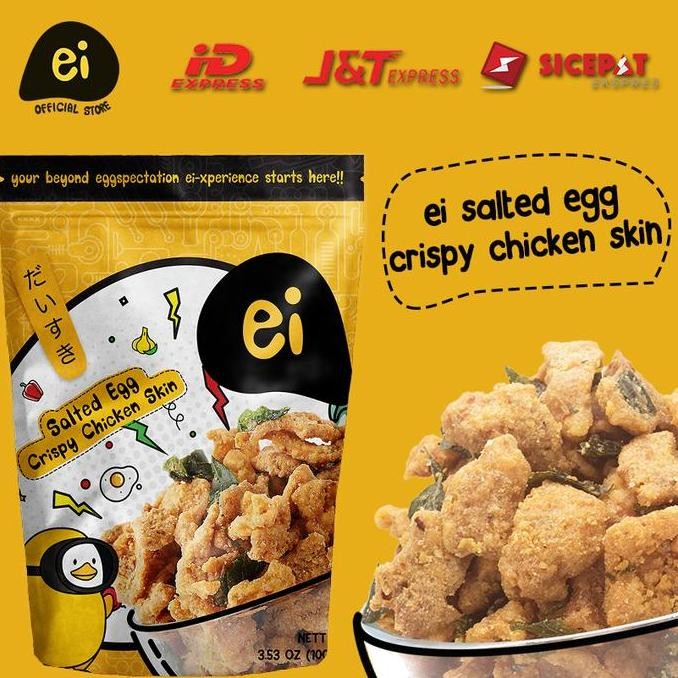 

ei salted egg Crispy Chicken Skin (80gr)