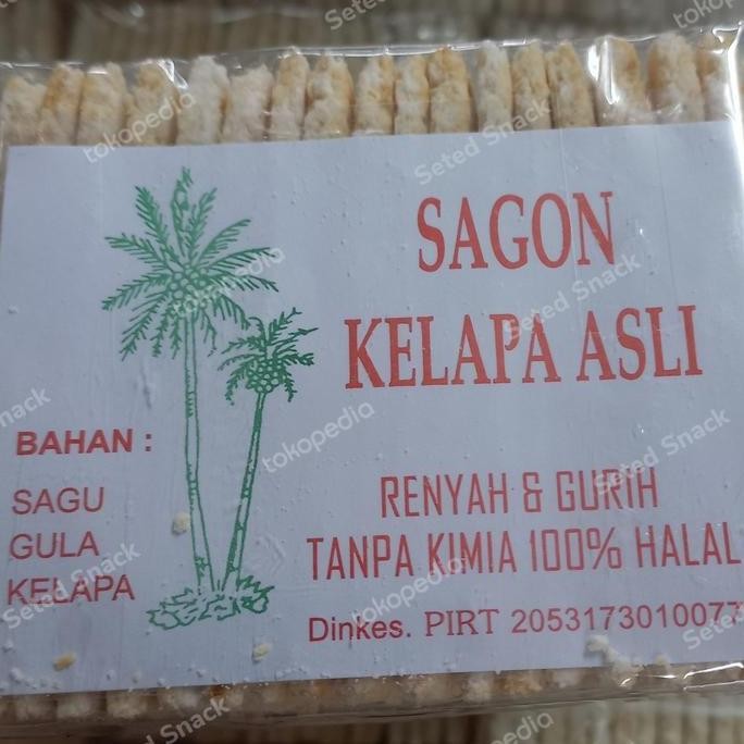 

Kue Sagon Kelapa Asli