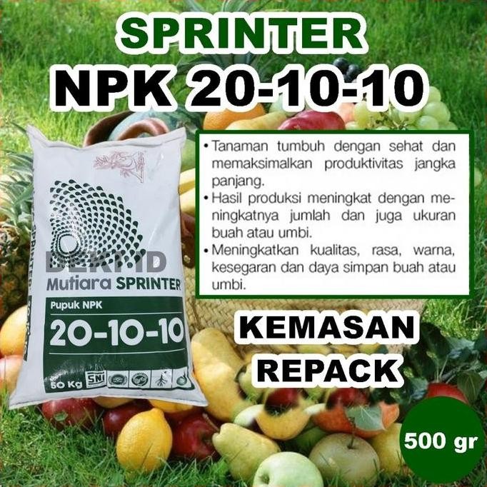 

Terlaris Npk Sprinter 20 10 10 Meroke 500 Gr Repack Pupuk Mutiara Fase Pertumbuan Tanaman Buah Bunga Sayur Hias