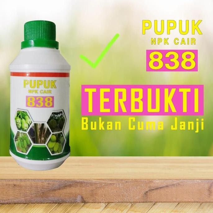 

Terlaris Npk Cair 838 - Pupuk Npk Netto 250 Ml (Semua Tanaman Cepat Berbuah)