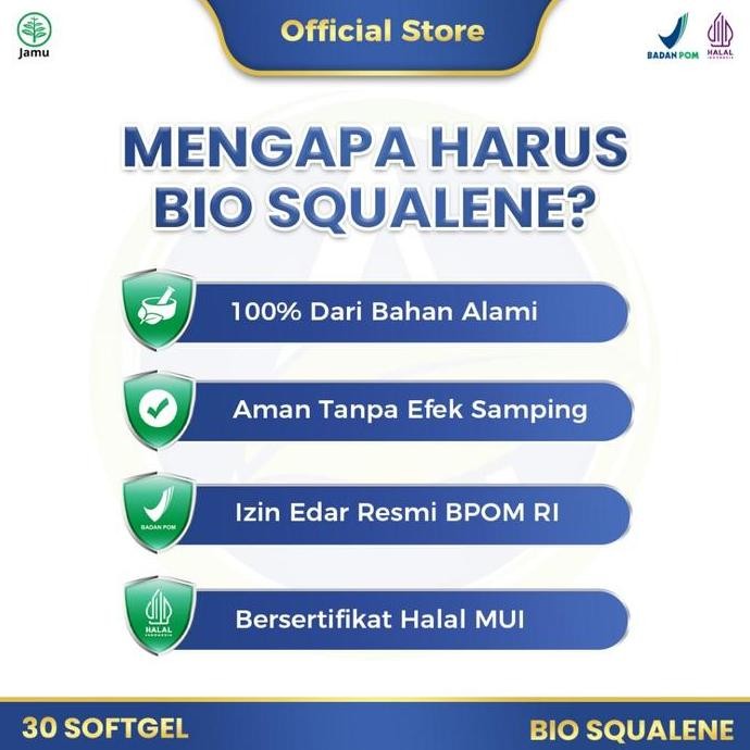 

Terlaris Bio Squalene Original Softgel Minyak Hati Ikan Hiu Fish Oil Vitamin Omega 3 Suplemen Kesehatan Tubuh