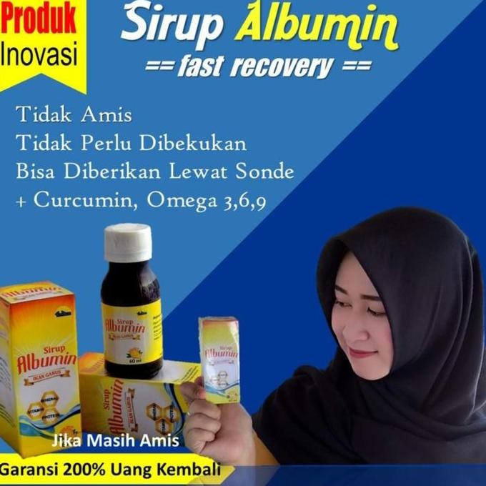 

Terlaris Sirup Albumin Ikan Gabus Luka Cepat Sembuh Plus Vitamin Otak Cegah Kol