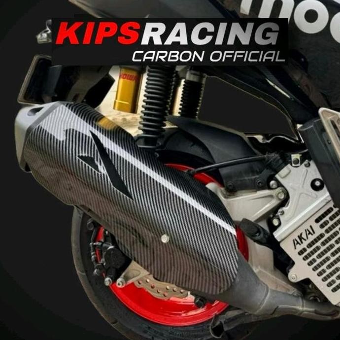 Promo TUTUP KNALPOT ADV 160 CARBON MODEL FULL / Tutup knalpot adv 150 adv 160 carbon variasi adv aks