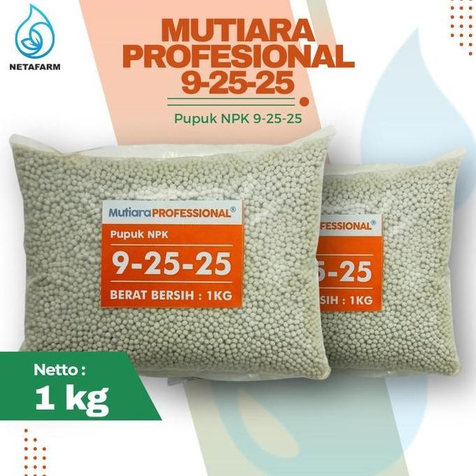 

Terlaris Pupuk Meroke Npk Mutiara Professional 9-25-25 Kemasan Repacking 1Kg